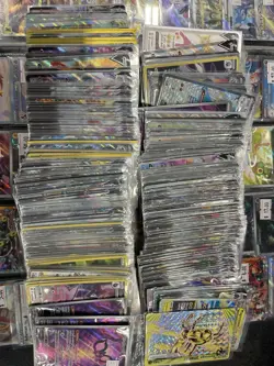 Pokemon TCG CARD LOT (10) - ONLY V/GX/EX/MEGA/ VMAX /FULL ART/ ULTRA RARE - Image 1
