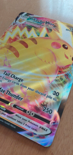 JUMBO Pokemon Foil Pikachu VMAX SWSH286 Promo Card - Image 1
