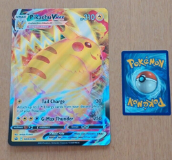 JUMBO Pokemon Foil Pikachu VMAX SWSH286 Promo Card - Image 2