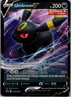 Umbreon V Promo SWSH: Sword & Shield Promo Cards SWSH203 NM - Image 1