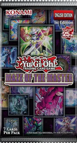 Yugioh Sealed Booster Pack Maze of the Master (7 Cards Per Pack) + 1 Ultra Rare - Image 1