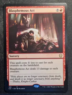 Blasphemous Act - Commander 2021 (MTG) - Image 1