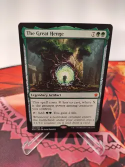 Mtg The Great Henge Throne of Eldraine Regular NM Unplayed - Image 1