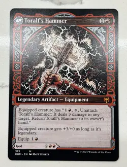 Toralf, God of Fury / Toralf's Hammer (Showcase) [Kaldheim] MTG - NM - Image 2