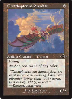 Ornithopter of Paradise (Retro Frame) C MH2 Modern Horizons 2 Artifact Creature - Image 1