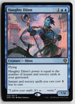 Haughty Djinn R Promo Pack: Dominaria United 52 NM - Image 1