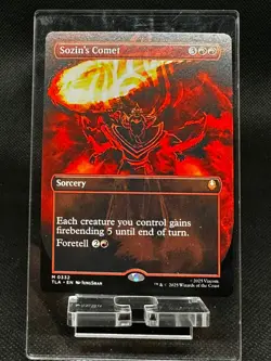 Sozin's Comet (0332) - Foil - Borderless M MTG Avatar: The Last Airbender NM - Image 1