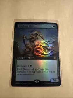 MTG Hatchery Sliver CMM 0771 R NM FOIL Extended Art - Image 3