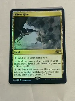 MTG FOIL Sliver Hive Core Set 2015 Magic the Gathering - Image 1