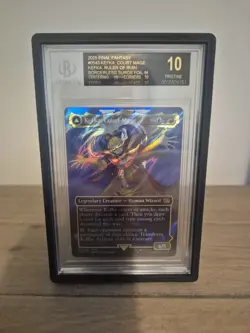 Kefka, Court Mage Borderless Surge Foil 536 MTG Final Fantasy BLACK LABEL - Image 1