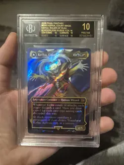 Kefka, Court Mage Borderless Surge Foil 536 MTG Final Fantasy BLACK LABEL - Image 2