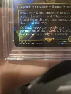 Kefka, Court Mage Borderless Surge Foil 536 MTG Final Fantasy BLACK LABEL - Image 3