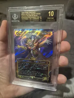 Kefka, Court Mage Borderless Surge Foil 536 MTG Final Fantasy BLACK LABEL - Image 4