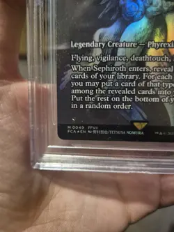 Sephiroth The Savior 0049 Foil 🌈 Final Fantasy MTG: Through The Ages BGS 10 - Image 2