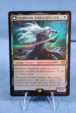 1x Sephiroth, Fabled SOLDIER Sephiroth, One-Winged Angel - Foil NM-Mint, Eng - Image 1