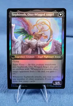 1x Sephiroth, Fabled SOLDIER Sephiroth, One-Winged Angel - Foil NM-Mint, Eng - Image 2