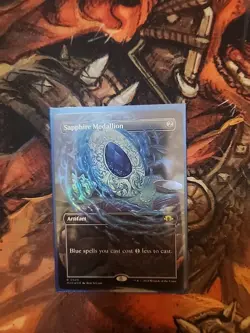 Sapphire Medallion #349 · Modern Horizons 3 · Borderless · Foil - Image 1