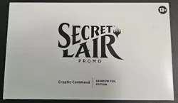 MTG Secret Lair Cryptic Command Rainbow Foil Edition SEALED - Image 1