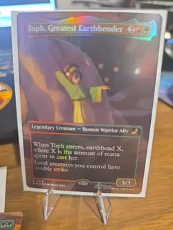 Toph, Greatest Earthbender (Borderless Foil) MTG: Avatar Eternal - Never Played! - Image 1