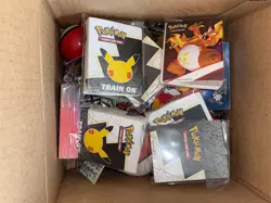 Pokemon TCG Accessory Lot; Packs, Plushies, Sleeves, Pins, Dice, Coins, Binders - Image 2