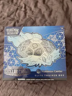 Pokemon Center Exclusive Stellar Crown Elite Trainer Box ETB with Tear - Image 1