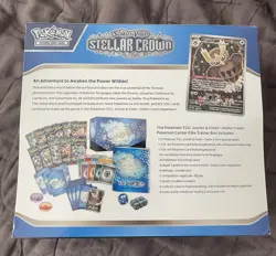 Pokemon Center Exclusive Stellar Crown Elite Trainer Box ETB with Tear - Image 3
