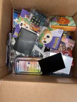 Pokemon TCG Accessory Lot; Packs, Stickers, Sleeves, Pins, Dice, Coins, Binders - Image 3