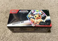 Pokemon TCG Scarlet and Violet Prismatic Evolutions Surprise Box Factory Sealed - Image 1