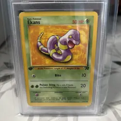 Pokemon Rocket 2000 Ekans 1st Edition 56/82 GEM MINT PSA 10 Vintage Rare - Image 2