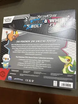 Pokemon TCG Scarlet and Violet Black Bolt and White Flare Poster Collection - Image 2