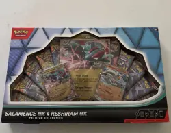 Pokemon TCG Salamence ex & Reshiram ex Premium Collection Box Shipping Oct 10 - Image 1