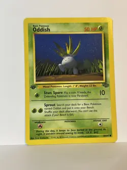 Pokemon Oddish Jungle 58/64 1st Edition NM - Image 1