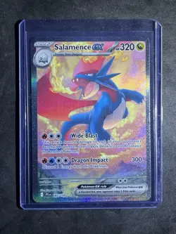 ✅Pokemon TCG Salamence ex 187/159 Special Illustration SIR Journey Together NM - Image 1