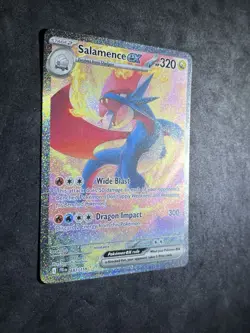 ✅Pokemon TCG Salamence ex 187/159 Special Illustration SIR Journey Together NM - Image 5