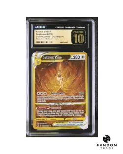 CGC 10 PRISTINE Arceus VSTAR Gold GG70 Pokemon Crown Zenith Galarian Gallery - Image 1