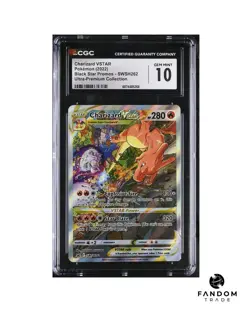 CGC 10 GEM MINT Charizard VSTAR SWSH262 Pokemon Ultra Premium Collection - Image 1
