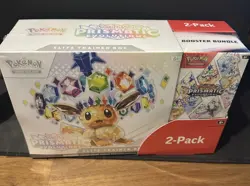 Pokemon TCG Prismatic Evolutions Costco Bundle ETB + Booster Bundle New & Sealed - Image 1