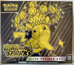 Pokemon Scarlet and Violet SURGING SPARKS Elite Trainer Box FACTORY SEALED ETB - Image 1