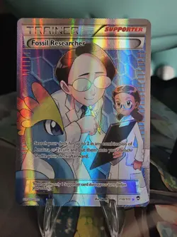 "Fossil Researcher" 110/111 Furious Fists Ultra Rare Pokemon TCG VLP - Image 1