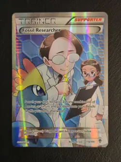 "Fossil Researcher" 110/111 Furious Fists Ultra Rare Pokemon TCG VLP - Image 2