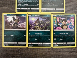 POKEMON ALOLAN RATICATE 82/147 RARE + 77/149 + RATTATA 81/147 + 76/149 + 84/168 - Image 3