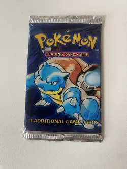 Pokemon Base Set Booster Pack 1999 Factory Sealed Brand New - Blastoise Artwork - Image 1