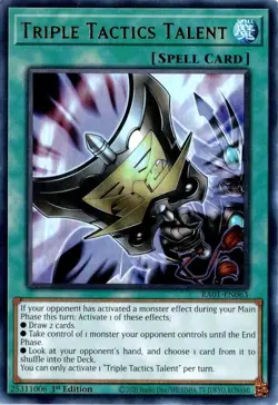 Triple Tactics Talent Yugioh RA01-EN063 Ultra Rare 1st Edition NM - Image 1