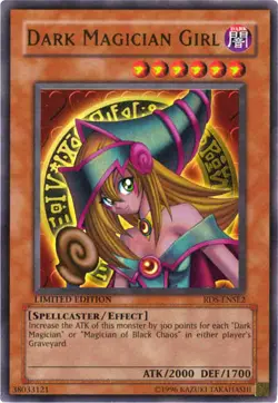 Yugioh! LP Dark Magician Girl - RDS-ENSE2 - Ultra Rare - Limited Edition Lightly - Image 1