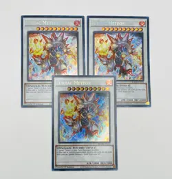Yugioh! 3x Jurrac Meteor - BLMM-EN150 - Secret Rare Playset - 1st Edition - Image 1