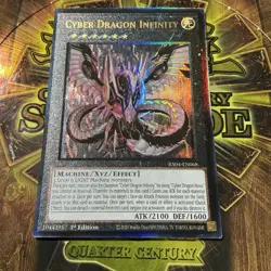 Yugioh Cyber Dragon Infinity RA04-EN068 Prismatic Collector's Rare NM - Image 1