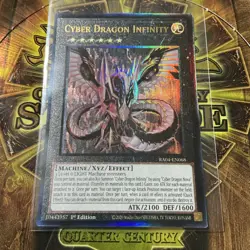 Yugioh Cyber Dragon Infinity RA04-EN068 Prismatic Collector's Rare NM - Image 3
