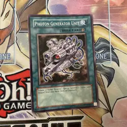 Yugioh! Photon Generator Unit DR04-EN165 Common NM - Image 1