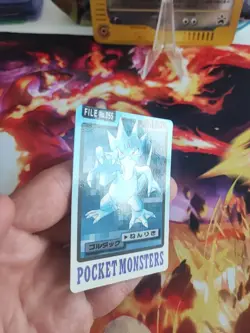 Pokemon Card Entoron Golduck Japanese Pocket Monsters Bandai Carddass NM 1997 - Image 4