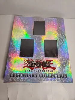 Vintage 1996 Yu-Gi-Oh TCG Trading Card Legendary Collection Silver Binder - HTF - Image 1